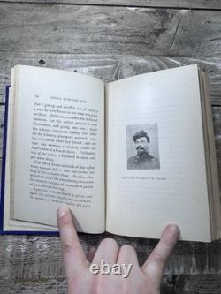 1898 Antique Civil War Book Awhile with the Blue Borton