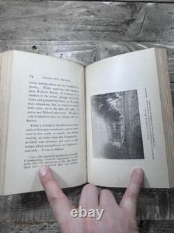 1898 Antique Civil War Book Awhile with the Blue Borton