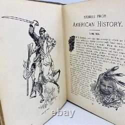 1898 Delightful Stories From American History For Young People Civil War Slavery