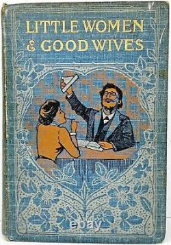 1899 LITTLE WOMEN Love XMAS RARE book COLOR PLATES Civil War LOUISA MAY ALCOTT