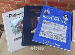 18 Arkansas History Books Pulaski Conway Okay University Ozarks CIVIL War ++++++