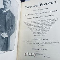 1901 Antique Book 1st Ed Theodore Roosevelt Patriot & Statesman 1901 Civil War