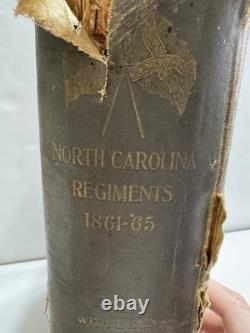 1901 Clark HISTORIES OF THE SEVERAL REGIMENTS, NORTH CAROLINA #5 Rare Civil War