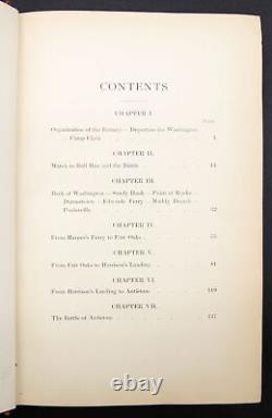 1904 antique HISTORY OF BATTERY A 1st Regiment Rhode Island Artillery Civil War