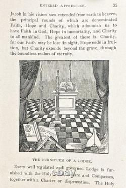 1905 Occult ANTIQUE FREEMASONRY Civil War KNIGHTS TEMPLAR Free Mason FRATERNITY