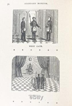 1905 Occult ANTIQUE FREEMASONRY Civil War KNIGHTS TEMPLAR Free Mason FRATERNITY