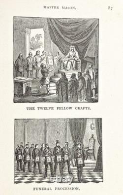 1905 Occult ANTIQUE FREEMASONRY Civil War KNIGHTS TEMPLAR Free Mason FRATERNITY