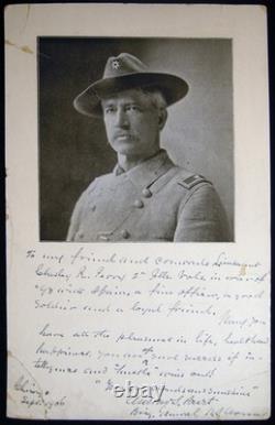 1906 General Burt CIVIL War Spanish War Indian Wars Veteran With Letter Signed