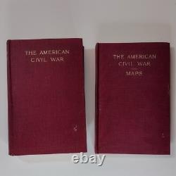 1910 The American Civil War & Maps by John Formby Vintage History Hardcover