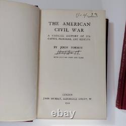 1910 The American Civil War & Maps by John Formby Vintage History Hardcover