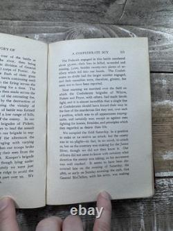 1914 Civil War Book The Story of a Confederate Boy in the Civil War RARE