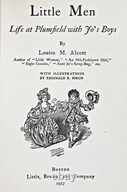 1917 edition LITTLE WOMEN SET 1st & pt 2 LOUISA MAY ALCOTT a Civil War VICTORIAN