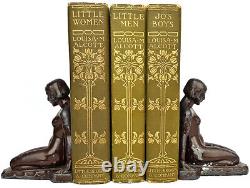 1917 edition LITTLE WOMEN SET 1st & pt 2 LOUISA MAY ALCOTT a Civil War VICTORIAN