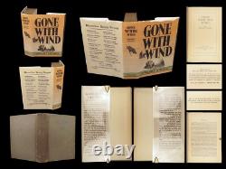 1936 Gone with the Wind Margaret Mitchell Civil War & Slavery 1st June ed
