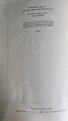1939 Abraham Lincoln The War Years Carl Sandburg 4 Vol Civil War History