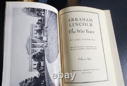 1939 Abraham Lincoln The War Years Carl Sandburg 4 Vol Civil War History