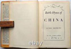 1943 Battle Hymn of CHINA Chinese Civil War PHOTOS Map BOOK Kuomintang WWII Rare