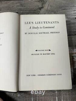 1946 Antique Civil War History Book Lee's Lieutenants A Study in Command