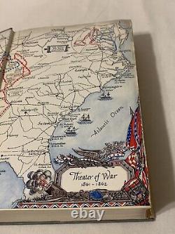 1958 The Civil War A Narrative Vol 1 Shelby Foote SIGNED 1st Print (Later DJ)