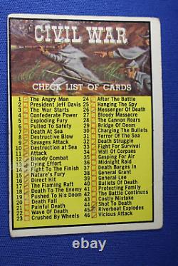 1962 Topps Civil War News -COMPLETE Set Overall Condition Good/VG++