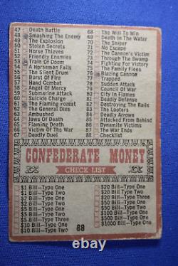 1962 Topps Civil War News -COMPLETE Set Overall Condition Good/VG++