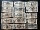 1962 Topps Civil War News Currency 15 Total Bills Type 1 & Type 2 $1,000 $500