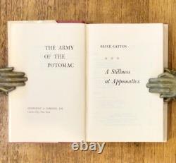 1962 US CIVIL WAR Bruce Catton,'The Army of the Potomac', Vols. 1-3. Vg HBDJ