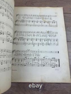 19th Century Bound Sheet Music Album 1870s Post Civil War Americana