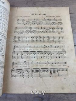 19th Century Bound Sheet Music Album 1870s Post Civil War Americana