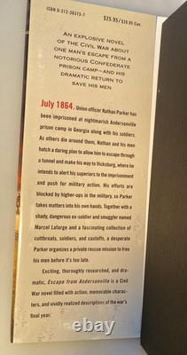 2008 1st Ed. Signed 2x Gene Hackman Escape from Addersonville Novel Civil War