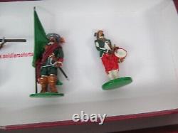 3 Set Soldiers of Fortune English Civil War Lead Diecast Toy Figures Vtg Painted