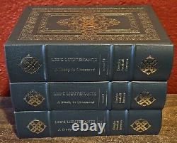 3 Vol Easton Press LEE'S LIEUTENANTS A Study in Command Douglas Southall Freeman