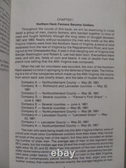 40th VIRGINIA INFANTRY SIGNED FIRST EDITION CIVIL WAR ONLY 1000 PRINTED