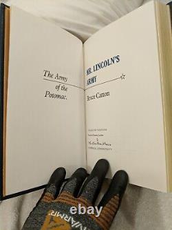 4 Vols! EASTON PRESS Army of Potomac + Reflections by Bruce Catton Vry Gd