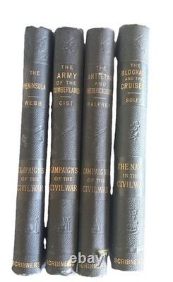 4 Volume Set Campaigns Of The Civil War 1881-1883 HC