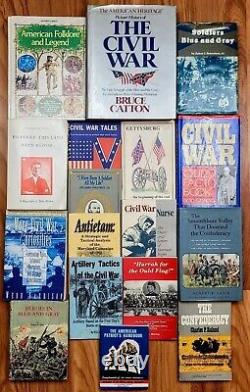 50 Civil War Books HUGE Lot Research America Robert E Lee Stonewall Jackson