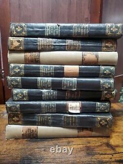 9 Vol lot Photographic History of the Civil War Miller Patriot 1911 Leather Boun