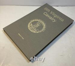 9th Virginia Cavalry Regimental Historic Robert Krick SIGNED 1982 Hardcover Book