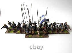 A4 English CIVIL War Shot And Pike 28 X Well Painted Metal 28mm