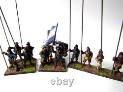 A4 English CIVIL War Shot And Pike 28 X Well Painted Metal 28mm