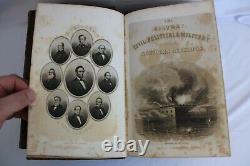 ANTIQUE 1st. ED. 4 VOL. CIVIL WAR SET -HISTORY OF THE SOUTHERN REBELLION-VICTOR