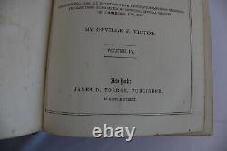 ANTIQUE 1st. ED. 4 VOL. CIVIL WAR SET -HISTORY OF THE SOUTHERN REBELLION-VICTOR