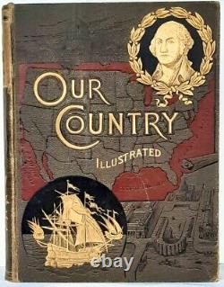 ANTIQUE DECORATIVE HISTORY SET Revolutionary Civil War Indian Slavery DEMOCRACY