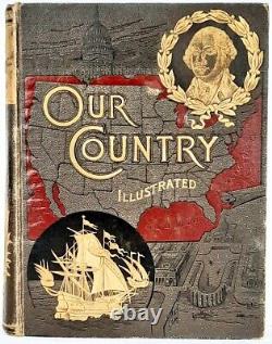 ANTIQUE DECORATIVE HISTORY SET Revolutionary Civil War Indian Slavery DEMOCRACY