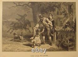 ANTIQUE DECORATIVE HISTORY SET Revolutionary Civil War Indian Slavery DEMOCRACY