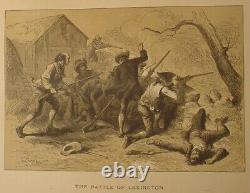 ANTIQUE DECORATIVE HISTORY SET Revolutionary Civil War Indian Slavery DEMOCRACY