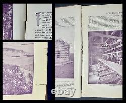 ANTIQUE Native Americans PHOTOS slaves CIVIL WAR Railroad 1800's history BOOK