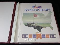 ARCHIVE OF THE CIVIL WAR 2 Volumes DOCUMENTS + MAPS + ART Henning Borak History