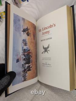 ARMY OF THE POTOMAC TRILOGY by Bruce Catton Library of Civil War EASTON PRESS