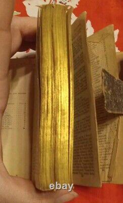 ATQ Pocket Bible NT 1850 Leather Bound Pre Civil War Cowboy Days RARE Wild West